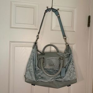 Unique Blue Coach Bag